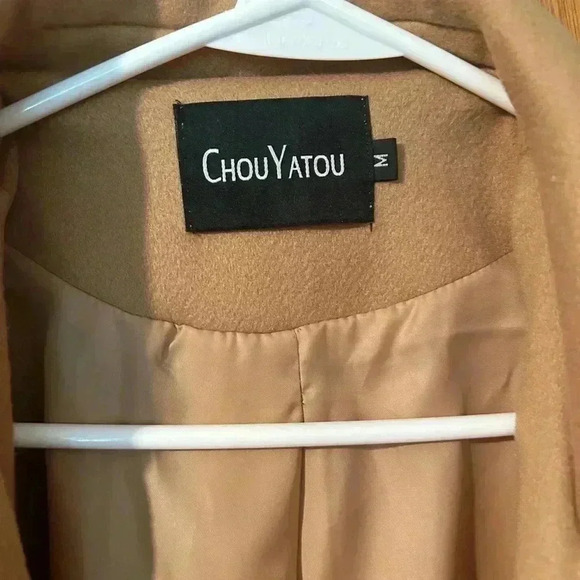 Tan mid calf peacoat - Picture 2 of 5